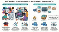 Adobe Creative Cloud K12 לבתי ספר classofts.com תוכנות עיצוב ועריכה לכיתות מחשבים ברישוי חינוך-new