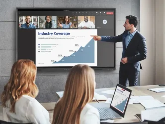 לוח חכם לכיתה - מסך מגע אינטראקטיבי בחיבור למחשב | לוח תצוגה אינטראקטיבית לכיתות הדרכה ולחדרי ישיבות